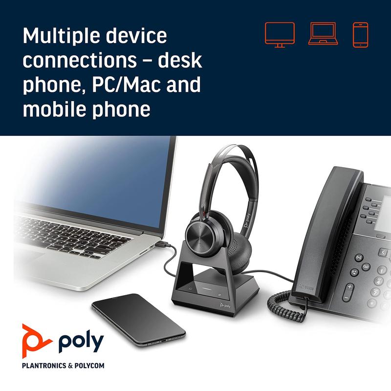 Headset Plantronics Voyager Focus 2 USB-A Bluetooth com